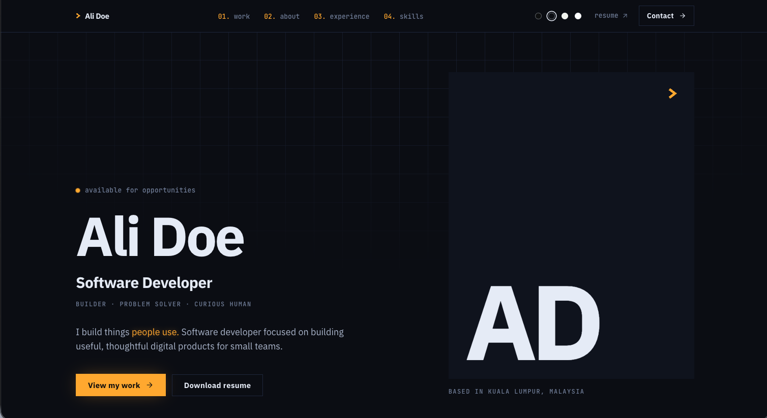 Personal Portfolio